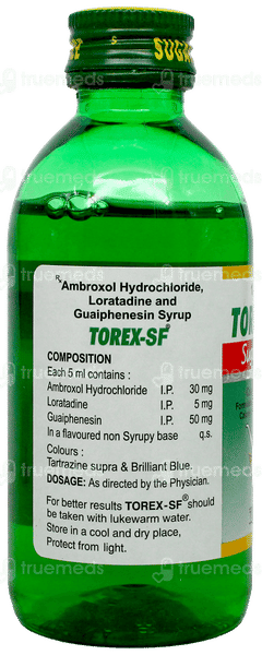 Torex Sf Syrup 100Ml